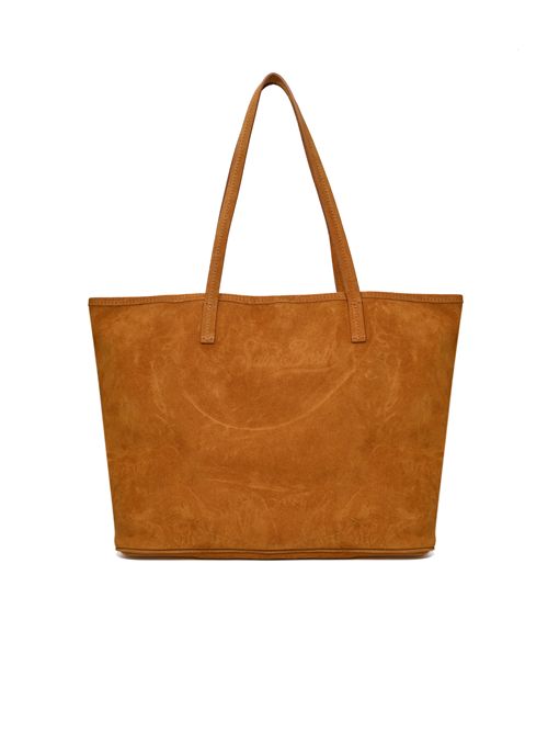 Borsa City regular in camoscio Cammello Mc2 Saint Barth | CB000300250L